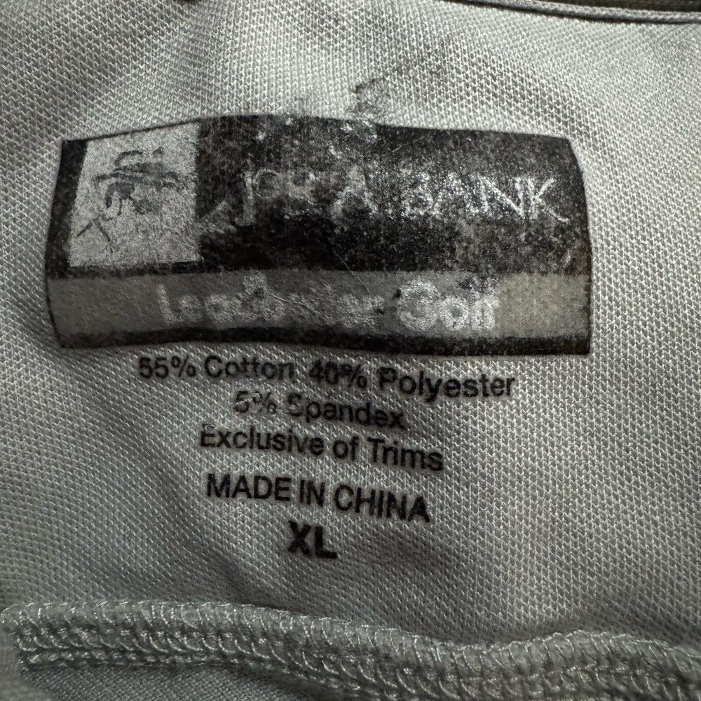 PS. A. Bank Gray Polo Shirt Mens XL Short Sleeve Casual Golf - Picture 3 of 4